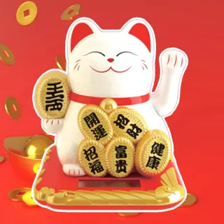 【新年送福】3吋太陽能招手招財貓(聚寶盆 開運擺飾 汽車裝飾 風水 開業禮物 開店送禮 辦公室)
