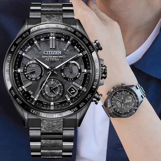 【CITIZEN 星辰】GENTS系列 GPS衛星對時 鈦金屬 光動能腕錶 618 週年慶 畢業禮物 (CC4067-66E)
