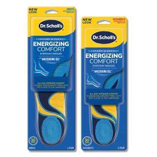 【Scholl 爽健】活力舒適按摩凝膠鞋墊(男/女用)