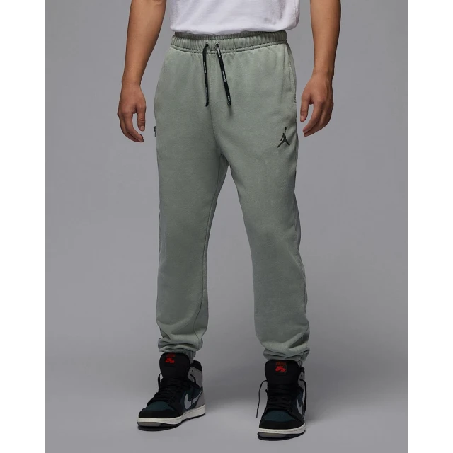 NIKE 耐吉 喬丹 長褲 棉褲 運動褲 休閒褲 男款 AS M J FLC PANT GCEL 綠色(HV8951370)