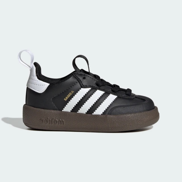 adidas 愛迪達 ADIFOM SAMBA 360 幼童運動休閒鞋(JH5201 童鞋 ORIGINALS幼童休閒鞋 套穿式設計 經典黑)