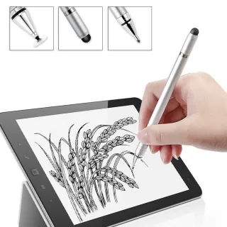 【YANG YI 揚邑】360度電容式手機平板三合一觸控筆 手寫筆 圓盤繪圖筆