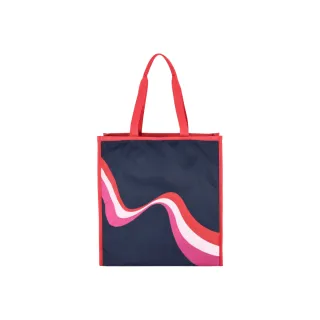 【Lesportsac】輕量材質 大型書本托特包(3847 復古熱浪)