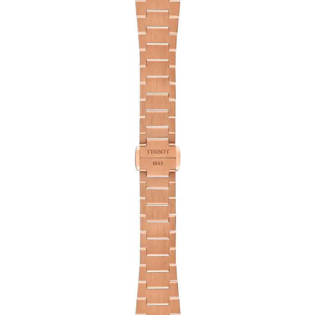 【TISSOT 天梭】PRX系列 玫瑰金鑽石石英女錶-25mm 618年中慶 推薦(T1370103350600)