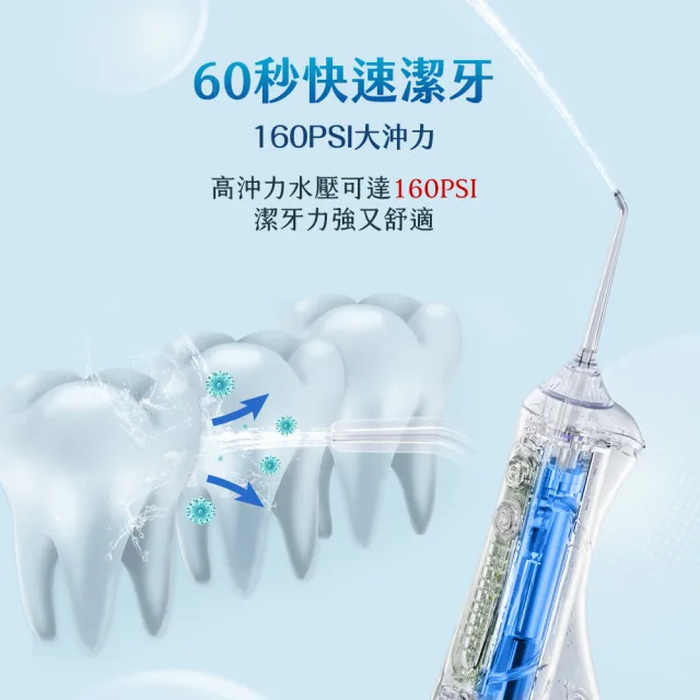 【PORClean 寶可齡】PRO200V 居家手持多功能沖牙機