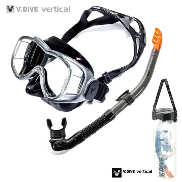 【V.DIVE】威帶夫潛水面鏡呼吸管組 TC301(浮潛深潛水肺潛水面鏡)