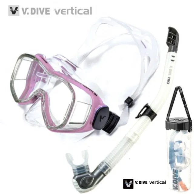【V.DIVE】威帶夫潛水面鏡呼吸管組 TC301(浮潛深潛水肺潛水面鏡)