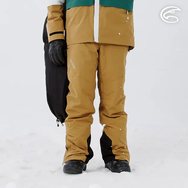【ADISI】男SMAWARM海洋溫控防水防風透氣雪褲 AP2421095 金銅 S-3XL(滑雪褲 保暖長褲 蚵殼棉 海洋紗)