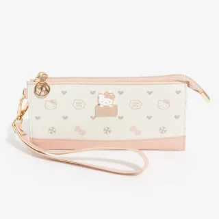 【Arnold Palmer 雨傘】輕便長夾 Joli系列(粉紅色)