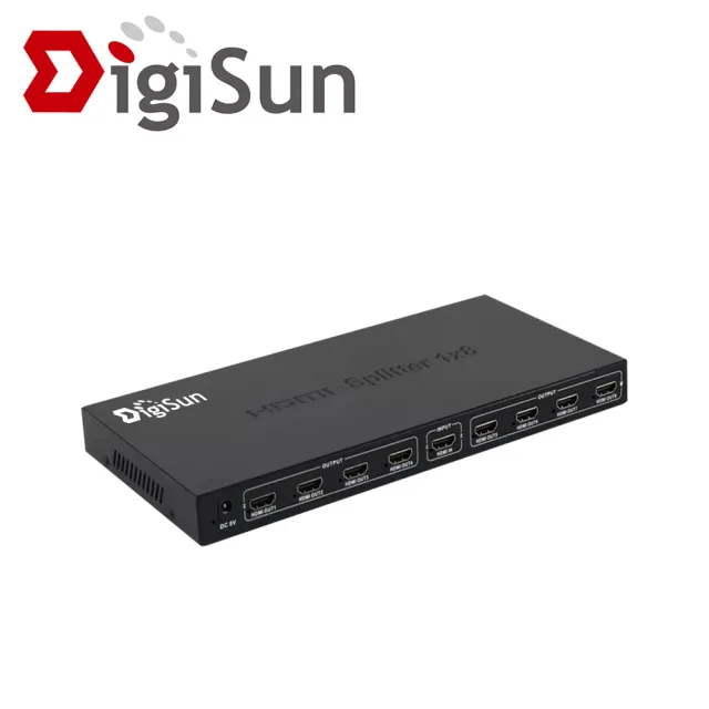 【DigiSun 得揚】VH718 4K2K HDMI一進八出影音分配器