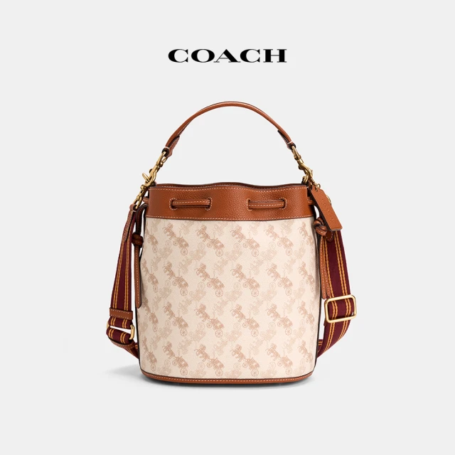 COACH 蔻馳官方直營 經典Logo櫻桃印花拉鍊手腕包-I