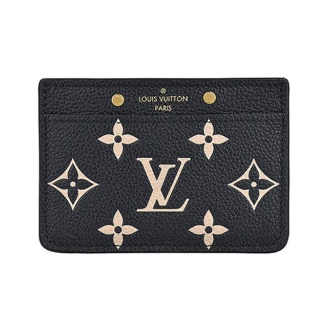 LV LOUIS VUITTON路易威登 M81022 Monogram 壓花名片夾 高階歐系精品LV路易威登M81022壓花名片夾,黑色與米色選擇,展現Monogram圖騰與數字英文字母圖案,優雅實用的皮革材質,適合女性、男性及中性族群使用,國際航空商品,品質保證