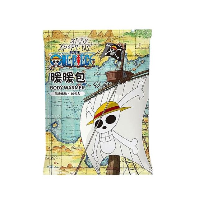 【ONE PIECE 航海王】航海王 手握式暖暖包 10入X4包 10款經典圖樣 隨機出款 包包有驚喜 有效持續溫暖10小時