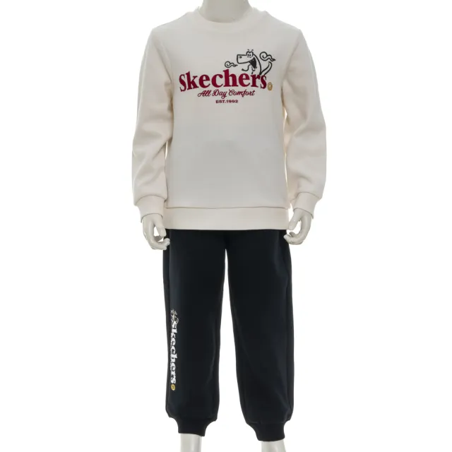 【SKECHERS】男童長袖衛衣(L125B009-01SV)