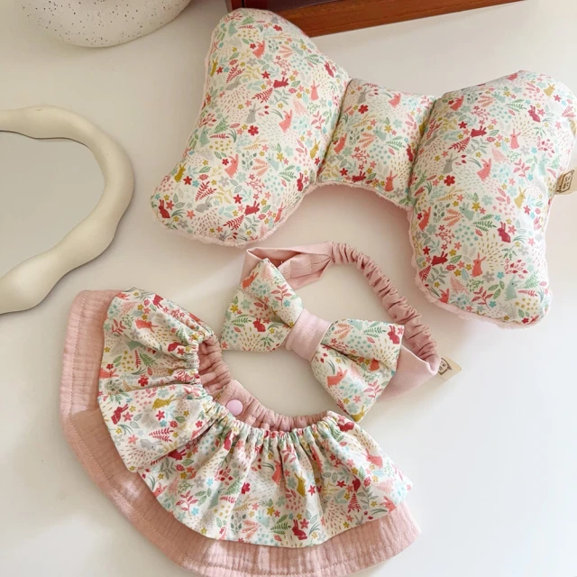 Lianne baby 遠古恐龍嬰兒禮物蝴蝶枕圍兜安撫兔彌月