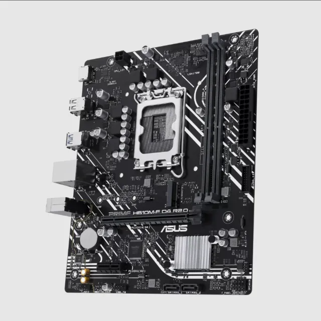 【ASUS 華碩】PRIME H610M-F D4 R2.0-CSM DDR4 主機板