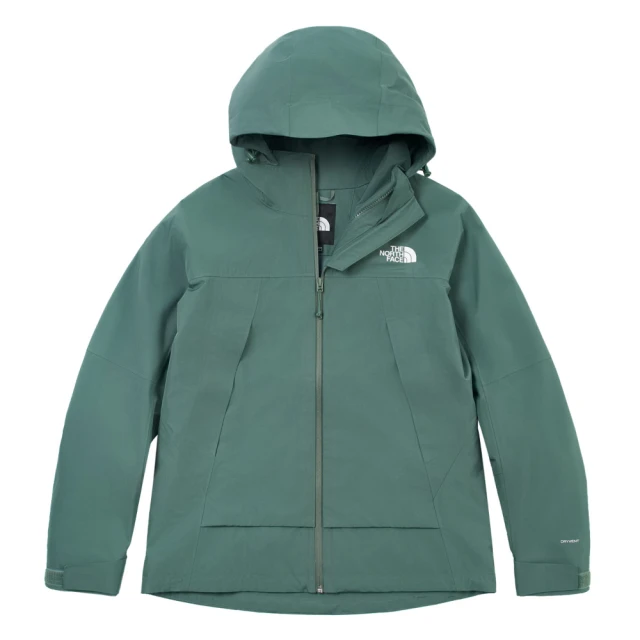 The North Face TNF DryVent防水透氣衝鋒衣 W CASCADE DRYVENT JACKET-AP 女 綠(NF0A8BWEHCH)