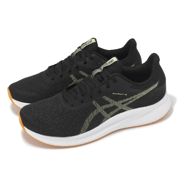 asics 亞瑟士asics 亞瑟士 慢跑鞋 Patriot 13 男鞋 女鞋 黑 黃 膠底 透氣 緩衝 運動鞋 亞瑟士(1011B485011)