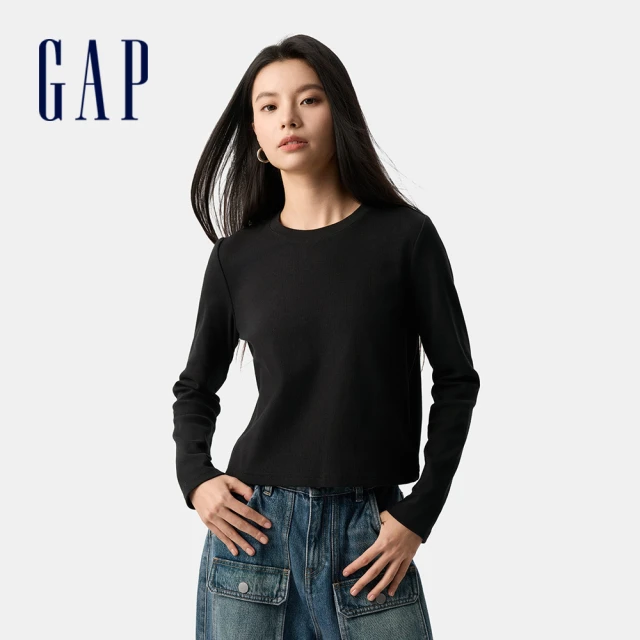 GAP 女裝 純棉寬鬆牛仔褲-中度水洗(727754)評價推