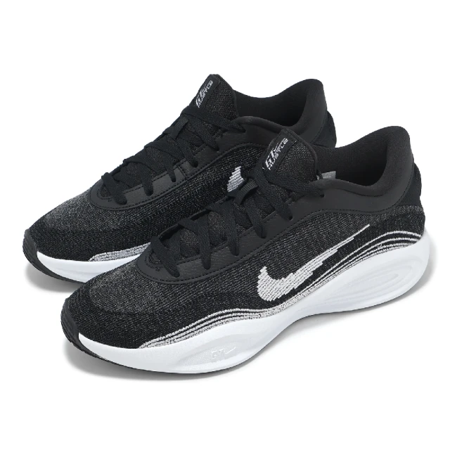 NIKE 耐吉 籃球鞋 G.T. Hustle Academ NIKE 耐吉 籃球鞋 G.T. Hustle Academy EP 男鞋 黑 白 針織 緩震 運動鞋(FJ7808-003)