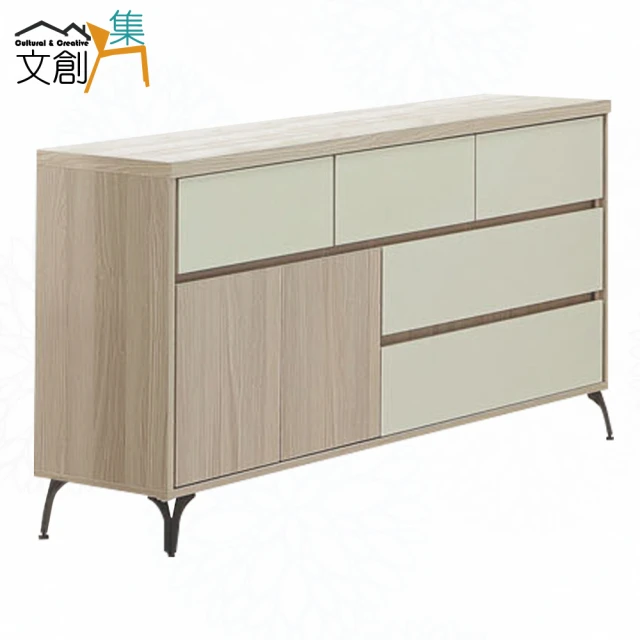 WAKUHOME 瓦酷家具 LAMP暖調工業風原橡木五斗櫃A WAKUHOME 瓦酷家具 LAMP暖調工業風原橡木五斗櫃A