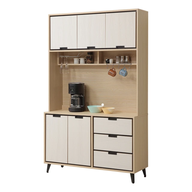 文創集 吉曼3.9尺岩板&石面低餐櫃(二色可選)好評推薦