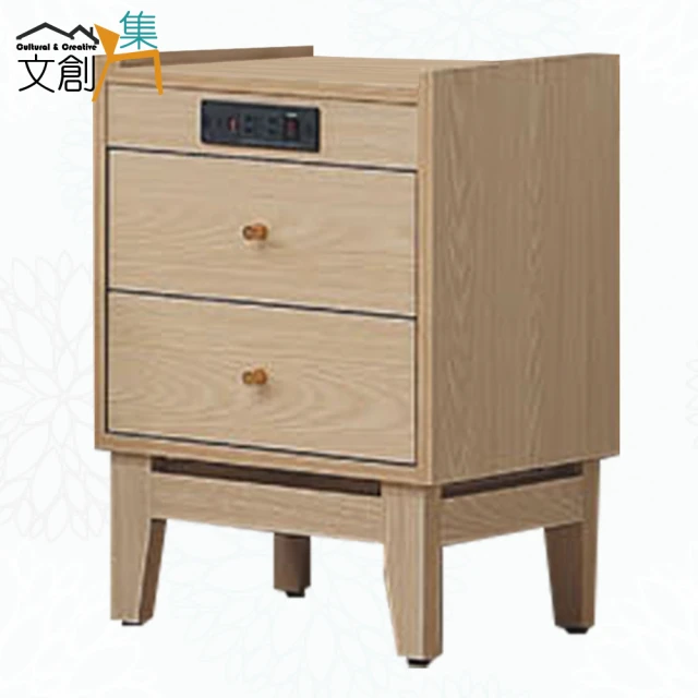 文創集 米賽倫1.6尺二抽床頭櫃(二色可選)評價推薦