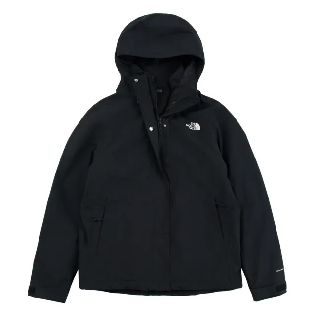 【The North Face】TNF 防水透氣抓絨內裡三合一外套 W SANGRO FLEECE TRICLIMATE-AP 女 黑(NF0A8CK3JK3)