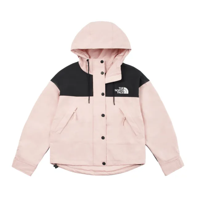 【The North Face】TNF 北臉 北面 休閒 DryVent防水透氣衝鋒衣 W REIGN ON JACKET-AP 女 粉(NF0A8DGKHZI)