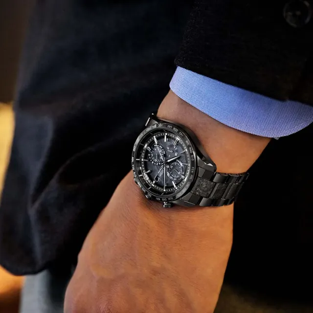【CITIZEN 星辰】GENTS HAKUTO-R限定 光動能 電波 鈦 計時 男錶 石英錶 手錶 送禮 禮物(AT8287-62E)