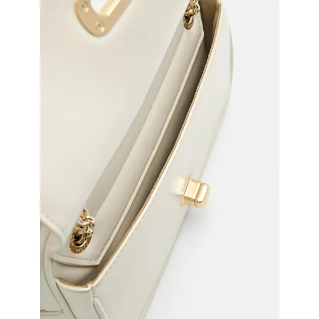 【PEDRO】Effie迷你單肩包/側背包/鍊條包-黑/石灰白(小CK集團品牌 官方直營 商務必備)