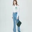 【MARDI MERCREDI】牛津襯衫 白色 經典小雛菊 綠花 刺繡 OXFORD SHIRT