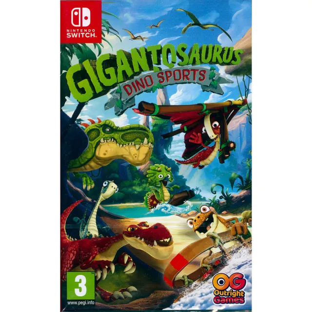 【Nintendo 任天堂】NS Switch 小恐龍大冒險:恐龍運動會 GIGANTOSAURUS: DINO SPORTS(中英日文歐版)