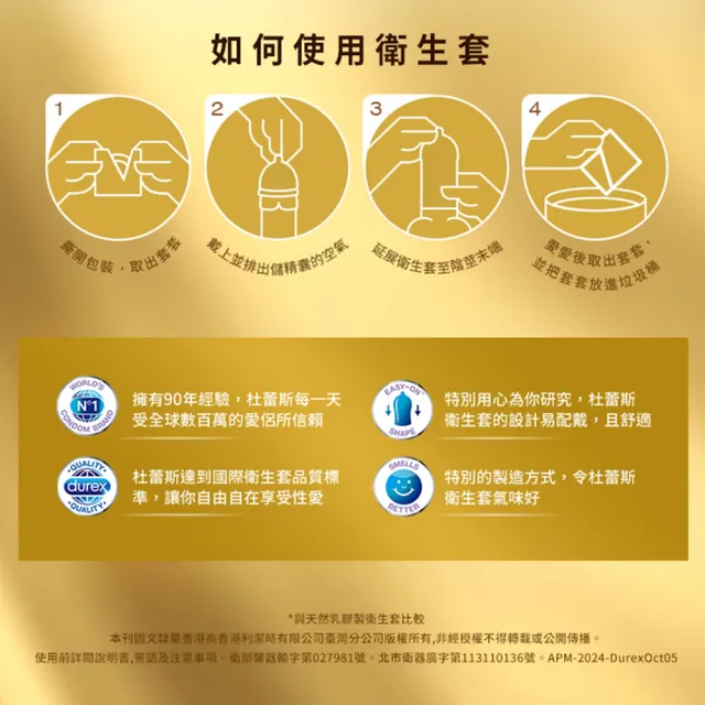 【Durex 杜蕾斯】真觸感裝保險套3入x5(共15入-避孕套/衛生套/親膚柔軟系列)