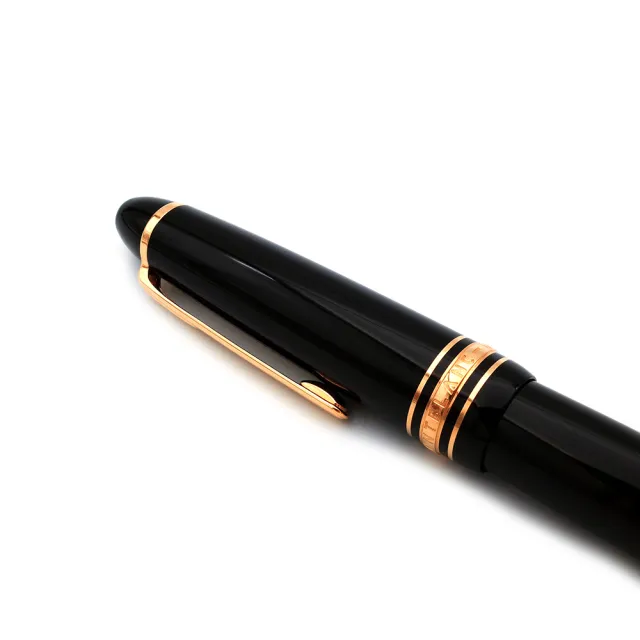 MONTBLANC 萬寶龍】大師傑作（大班）系列鍍金質LeGrand 鋼筆(146 中班