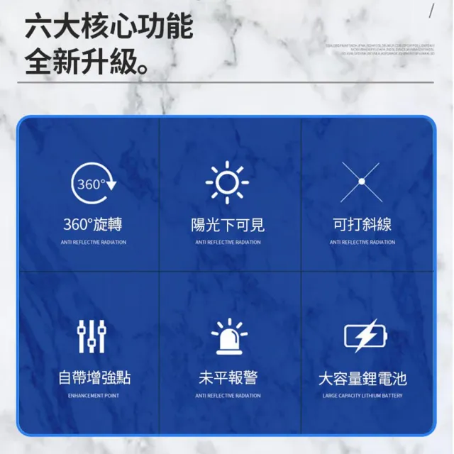 【Ogula 小倉】雷射水平儀 戶外水平儀 豪華（布袋款）5線綠光（電池*2）(自動打斜線/室內室外裝修水平儀)