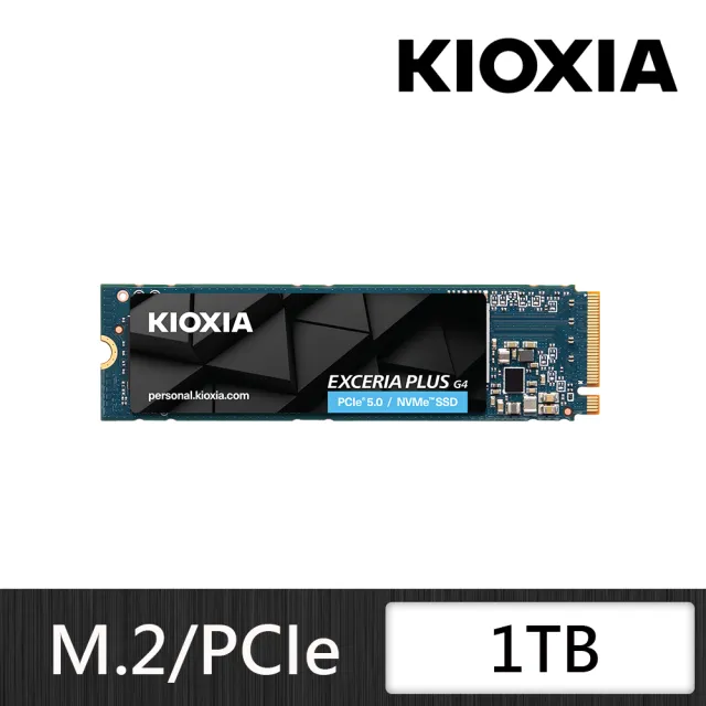 KIOXIA 鎧俠】EXCERIA PLUS G4 SSD M.2 2280 PCIe NVMe 1TB