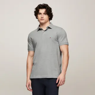 【TOMMY HILFIGER】官方旗艦館 彈力標準版型 Polo 衫_灰色