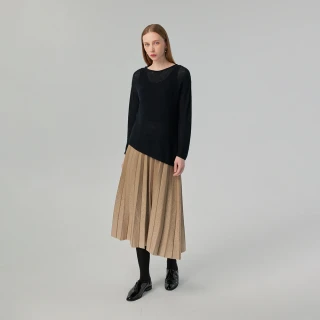 【giordano ladies】下擺斜裁設計針織衫(02354565)