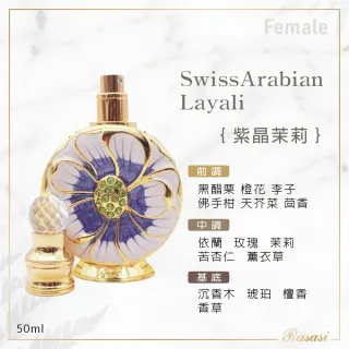 【SWISS ARABIAN 瑞士-阿拉伯】小花系列 CPO精油香水&EDP香水_多款任選(杜拜原裝-專櫃公司貨)
