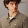 【CALVIN KLEIN】官方旗艦館 CK 徽章標準版型 Polo 衫_灰色