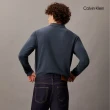 【CALVIN KLEIN】官方旗艦館 CK 徽章標準版型 Polo 衫_藍色