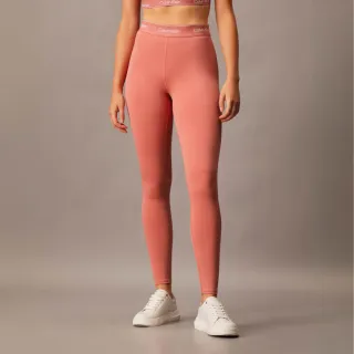 【CALVIN KLEIN】官方旗艦館 CK Essentials Modern Sport 高腰七分緊身褲_紅色