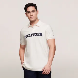 【TOMMY HILFIGER】官方旗艦館 Monotype 貼飾標準版型 Polo 衫_裸色