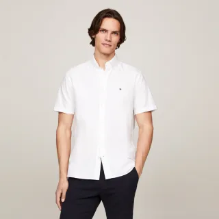 【Tommy Hilfiger】官方旗艦館 Heritage 標準牛津棉襯衫_白色