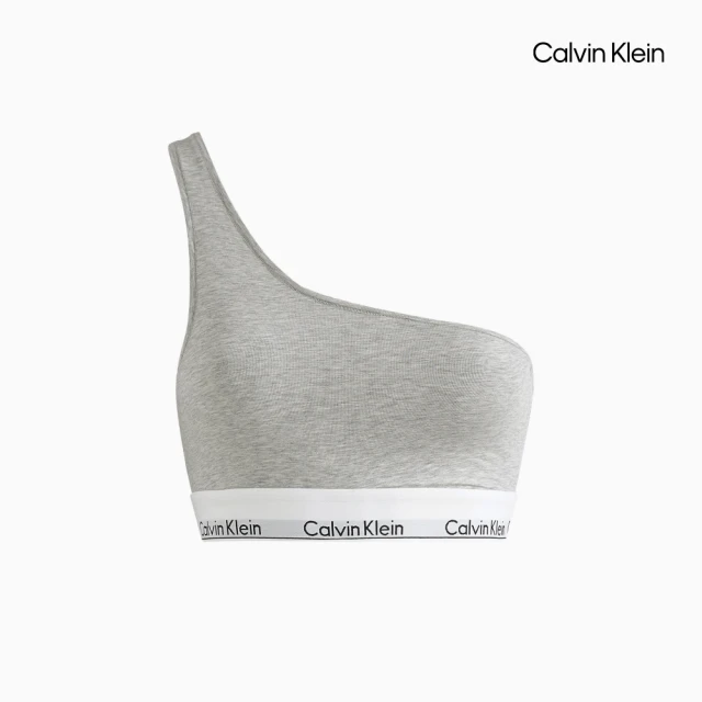 Calvin Klein 官方旗艦館 CK MODERN COTTON 單肩薄襯胸罩_灰色