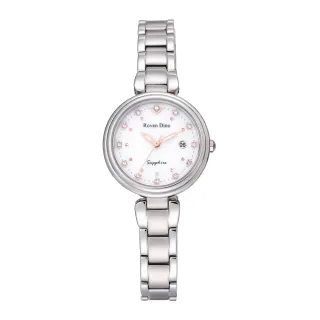 【Roven Dino 羅梵迪諾】靜謐時光時尚腕錶-銀X白(RD6107S-338W)