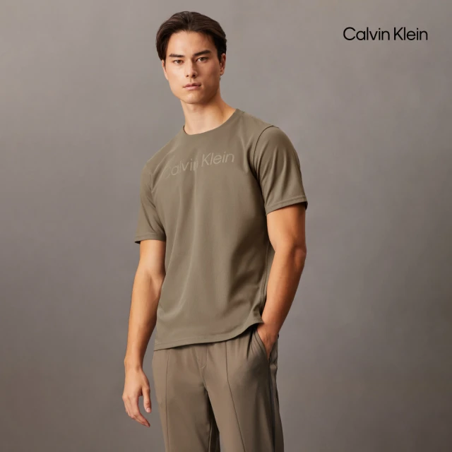 Calvin Klein 官方旗艦館 CK Sport Future 運動風標誌 T 恤_灰色