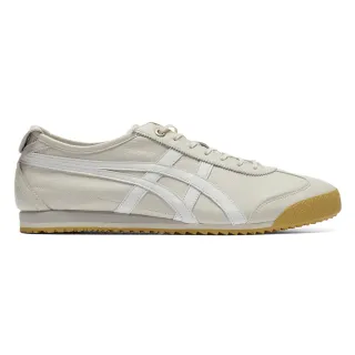 【Onitsuka Tiger】鬼塚虎 官方旗艦店  粉米底白虎爪紋 MEXICO 66 SD(1183A872-119)