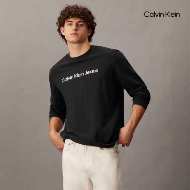 Calvin Klein 官方旗艦館 CK 經典標誌袖章 T